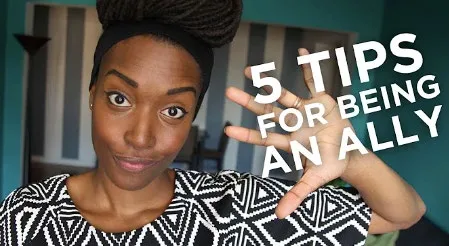 Still from the video 5 Tips for Being an Ally