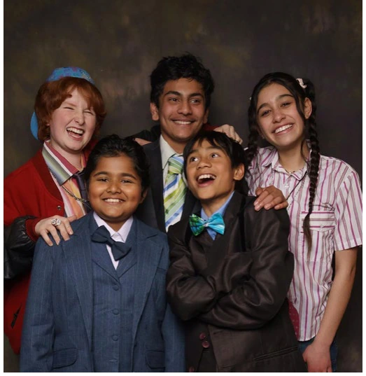 The cast of the series Raised by Refugees