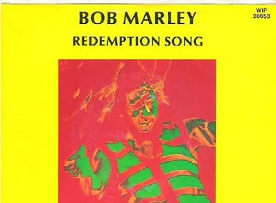 Sleeve art for Bob Marley’s single Redemption Song